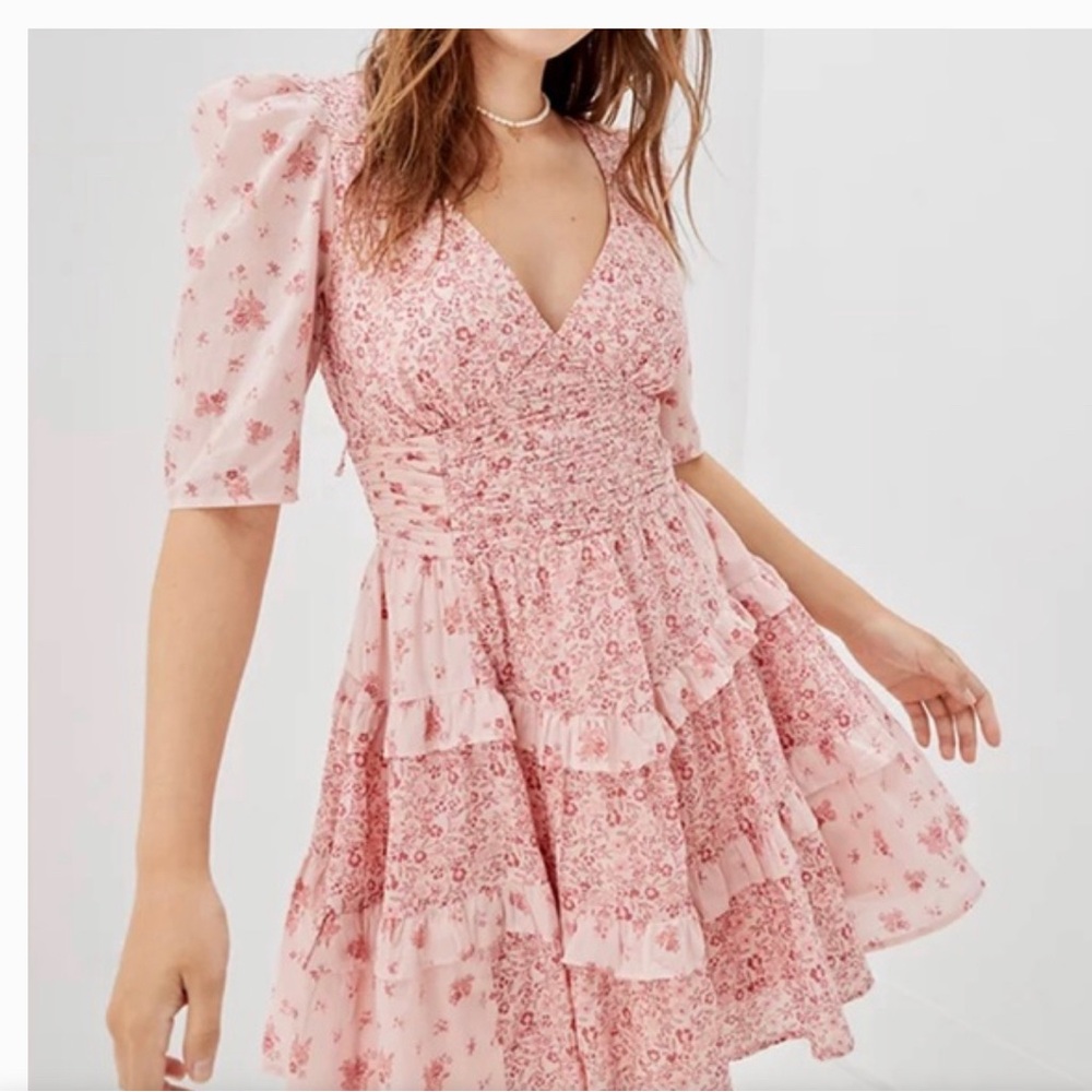 American Eagle V-Neck Tiered Dress size S/P